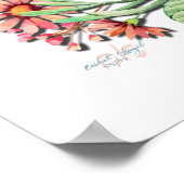 Jüdische Zuhause Segen Birkat HaBayit Rose Printme Poster (Ecke)