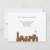 Jüdischer Bar Mitzvah-Empfang Dylan Max Jerusalem Einladung (Vorderseite)