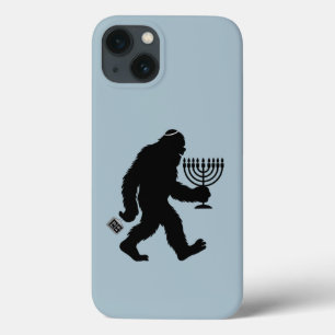 Jüdischer Bigfoot Chanukka Hanukkah Humor Lustig Case-Mate iPhone Hülle
