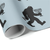 Jüdischer Bigfoot Hanukkah Chanukah Spaß Unglaubli Geschenkpapier (Rolleneckpunkt)