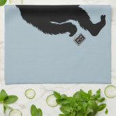 Jüdischer Bigfoot Hanukkah Chanukah Spaß Unglaubli Geschirrtuch (Gefaltet)