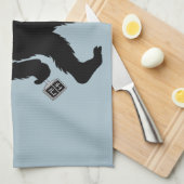 Jüdischer Bigfoot Hanukkah Chanukah Spaß Unglaubli Geschirrtuch (Viertel Falte)