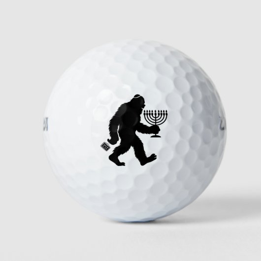 Jüdischer Bigfoot Hanukkah Chanukah Spaß Unglaubli Golfball (Vorderseite)