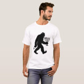Jüdischer Bigfoot Hanukkah Chanukah Spaß Unglaubli T-Shirt (Vorne ganz)
