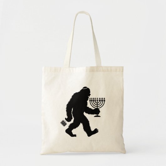 Jüdischer Bigfoot Hanukkah Chanukah Spaß Unglaubli Tragetasche (Vorne)