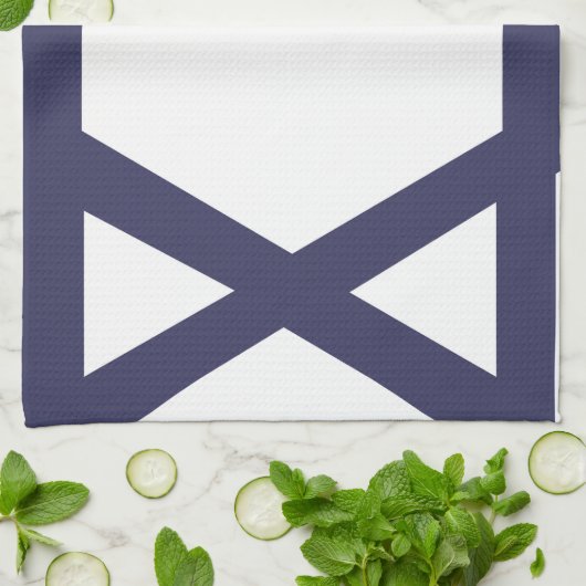 Jüdischer Davidsstern Geschirrtuch (Gefaltet)