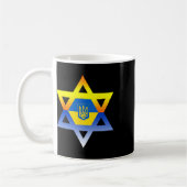 Jüdischer Davidstern Osteuropäisch  Kaffeetasse (Links)
