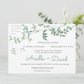 Jüdischer Einladung zur Hochzeit (Stehend Vorderseite)