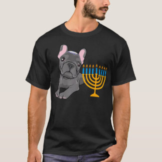 Jüdischer Französische Bulldogge Frenchie Hund Men T-Shirt