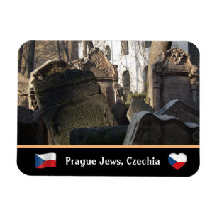Jüdischer Friedhof und berühmtes Prag, Tschechie Magnet