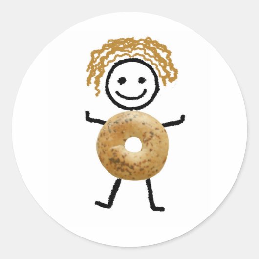 Jüdischer Geschenksticker Runder Aufkleber (Vorderseite)