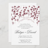 Jüdischer Hebräischer Hochzeitsladen Einladung (Vorne/Hinten)