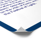 jüdischer Kalender Poster (Ecke)