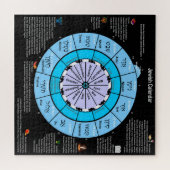 jüdischer Kalender Puzzle (Horizontal)