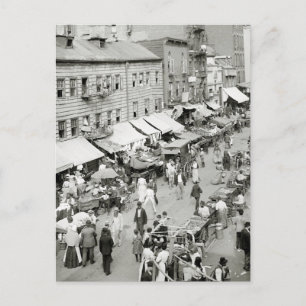 Jüdischer Markt, 1890er Jahre Postkarte