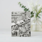 Jüdischer Markt, 1890er Postkarte (Stehend Vorderseite)