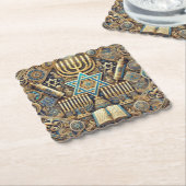 Jüdischer Marmor-Untersetzer Untersetzer (angewinkelt)