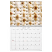 Jüdischer Matzo-Wandkalender, ~ 2012-2014 fertigen Kalender (Mär 2027)