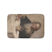 Jüdischer Mensch Trinkwein (von Olga Boznanska) Badematte (Vorderseite)