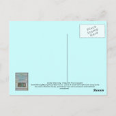 Jüdischer Morgen Segen Gebet Batik Hamsa Postkarte (Rückseite)