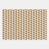 Jüdischer NYC Deli Bagel Capers Lox Creme Chee Geschenkpapier Set (Vorderseite)