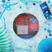 Jüdischer Party Dekoration-Papier Teller-Brooklyn Pappteller (Party)