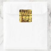 Jüdischer Pessach aus Provinen Quadratischer Aufkleber (Tasche)