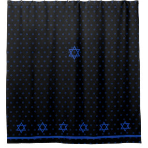 Jüdischer Shivah House Casket & Mirror Cover Vorh Duschvorhang