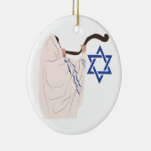 Jüdischer Shofar Keramik Ornament (Rechts)