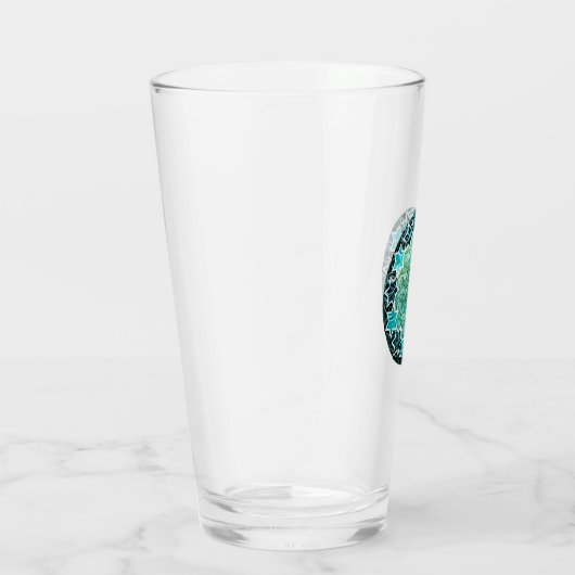 Jüdischer Star Medallion Pub Cup Glas (Rechts)