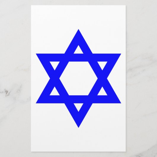 ✡︎ jüdischer Star von David Briefpapier (Vorderseite)