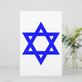 ✡︎ jüdischer Star von David Briefpapier (Stehend Vorderseite)