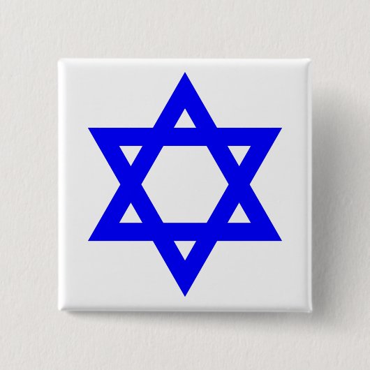 ✡︎ jüdischer Star von David Button (Vorderseite)
