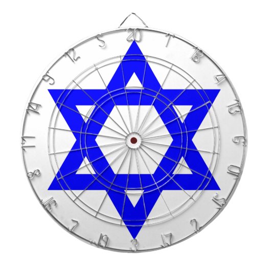 ✡︎ jüdischer Star von David Dartscheibe (vorne)