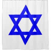 ✡︎ jüdischer Star von David Duschvorhang (Vorderseite)