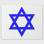 ✡︎ jüdischer Star von David Geschenkpapier (Flach)
