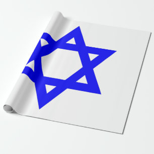 ✡︎ jüdischer Star von David Geschenkpapier