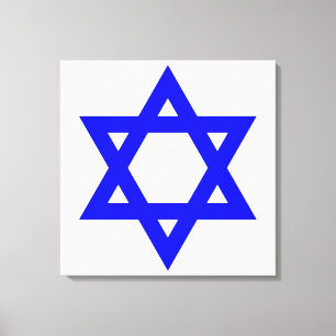 ✡︎ jüdischer Star von David Leinwanddruck