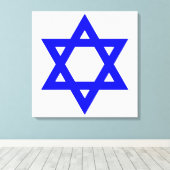 ✡︎ jüdischer Star von David Leinwanddruck (Insitu (Holzboden))