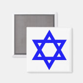 ✡︎ jüdischer Star von David Magnet (Vorderseite/Rückseite)