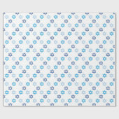 Jüdischer Star von David Pattern Geschenkpapier (Flach)