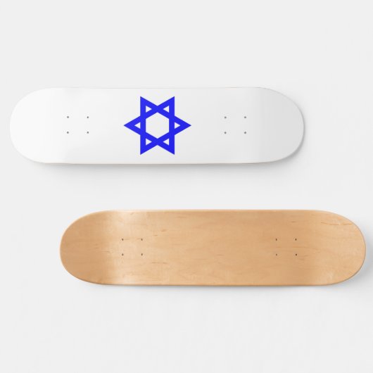 ✡︎ jüdischer Star von David Skateboard (Horizontal)