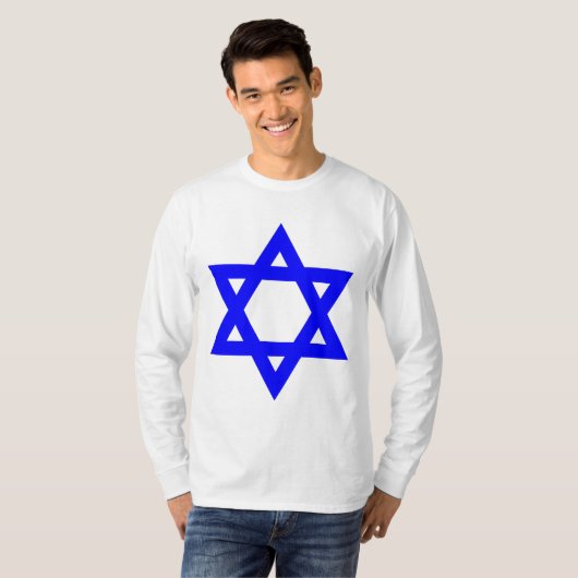 ✡︎ jüdischer Star von David T-Shirt (Vorne ganz)
