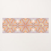 Jüdischer Stern von David, Hübsche leuchtende Herz Yogamatte (Rückseite (Horizontal))