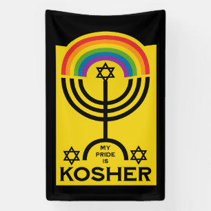 Jüdischer Stolz LGBTQ Banner