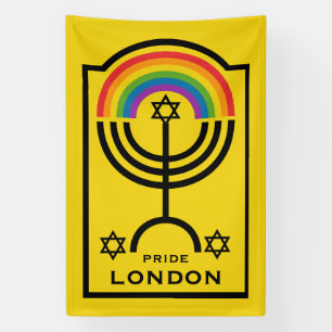 Jüdischer Stolz LGBTQ Banner