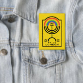 Jüdischer Stolz LGBTQ Button (Insitu)