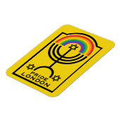 Jüdischer Stolz LGBTQ Magnet (Linke Seite)