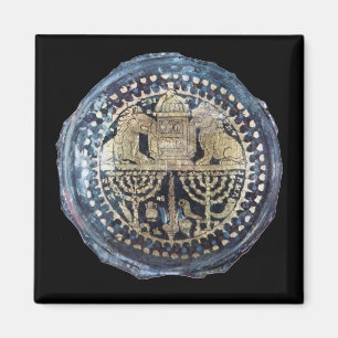 Jüdischer themenorientierter römischer Becher -  Magnet