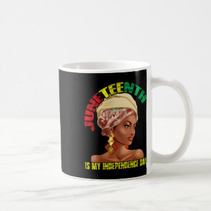 Jüdischer Unabhängigkeitstag Afrikanische Frau USA Kaffeetasse